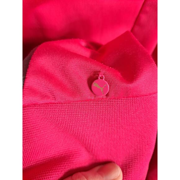 Puma Women's Red Full‎ Zip Activewear Sports Track Jacket Size M - Picture 7 of 10